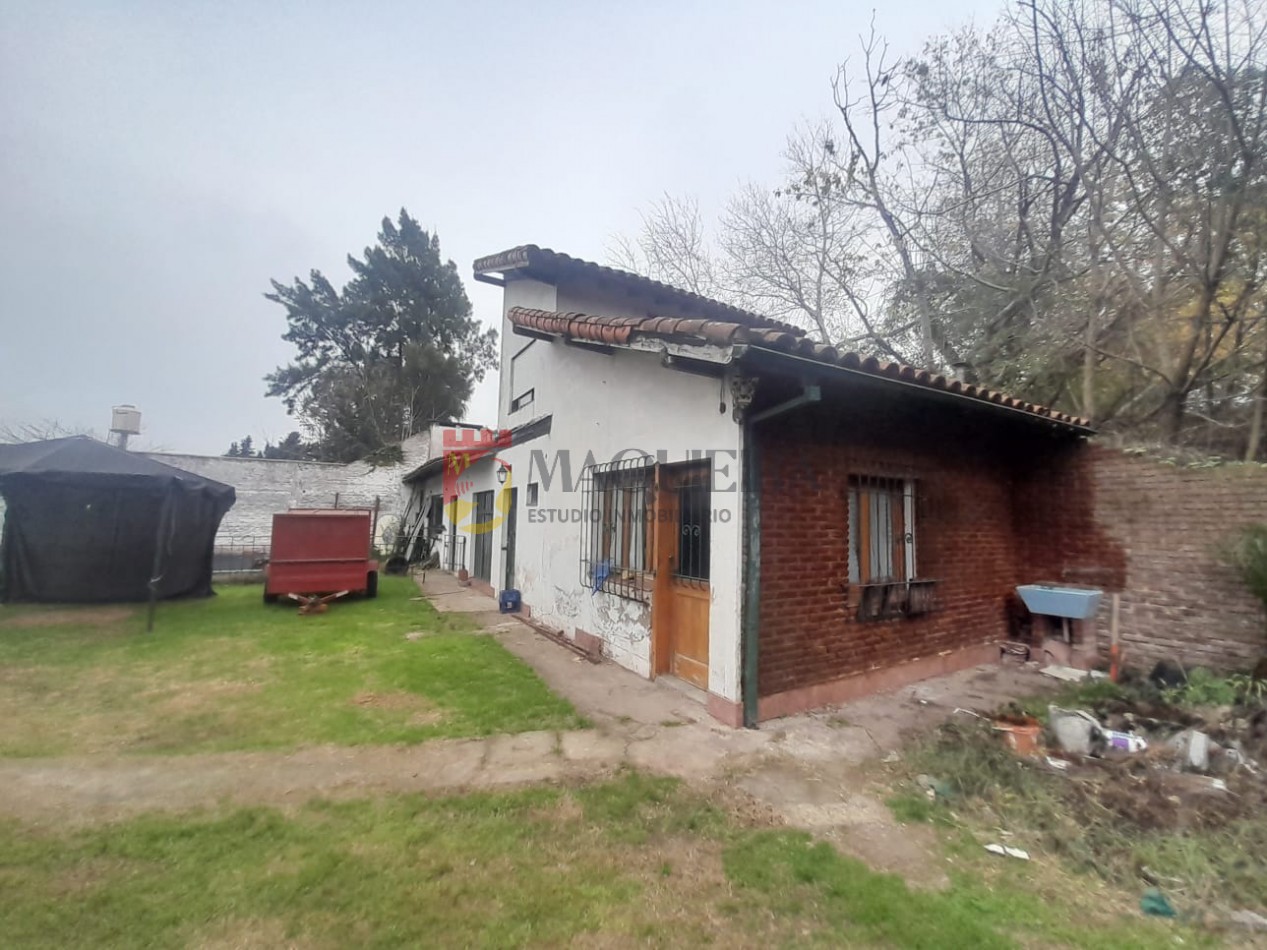 GALPON de 15x5 EN VENTA EN LOTE 20X55-ADEMAS TIENE IMPORTANTE VIVIENDA+QUINCHO+DPTO.DE 2AMB Y PQUE. C PILETA