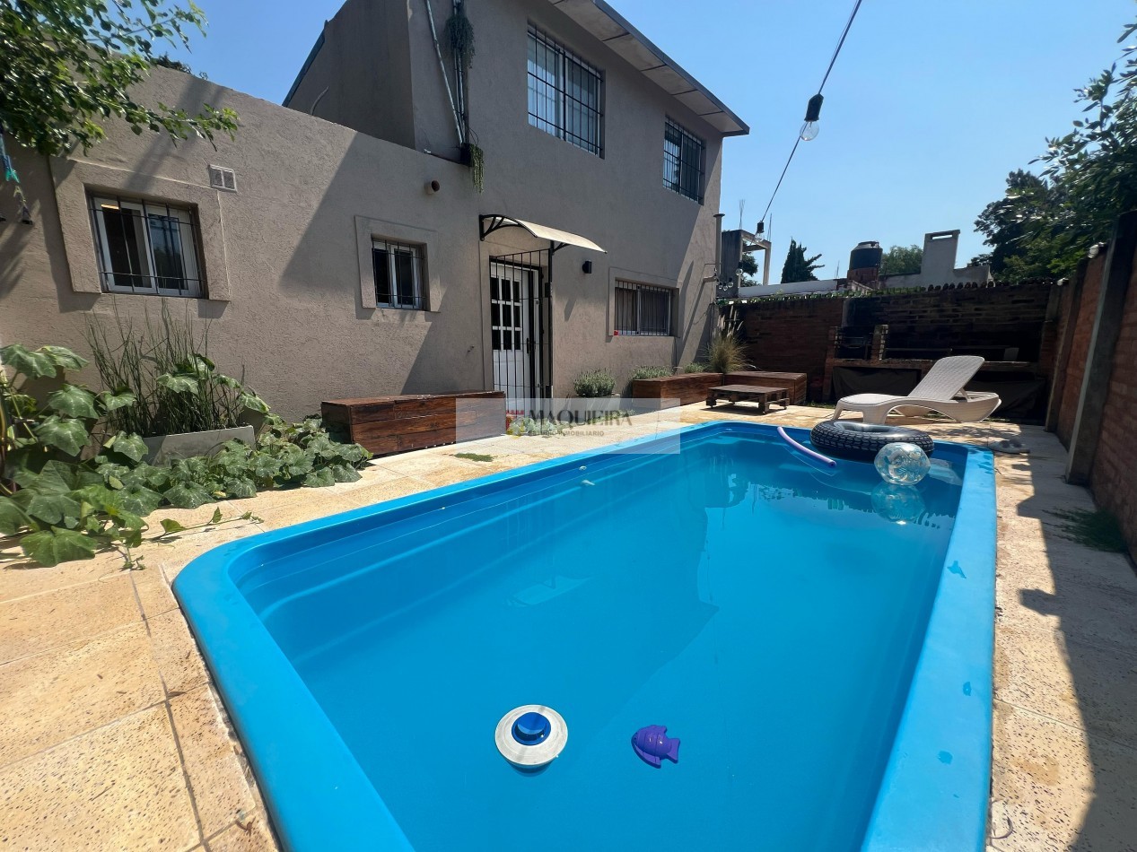 HERMOSA CASA EN VENTA EN PILAR-BARRIO ABIERTO LA ALBORADA DE 5 AMB CON PATIO -PARRILLA-PILETA Y COCHERA