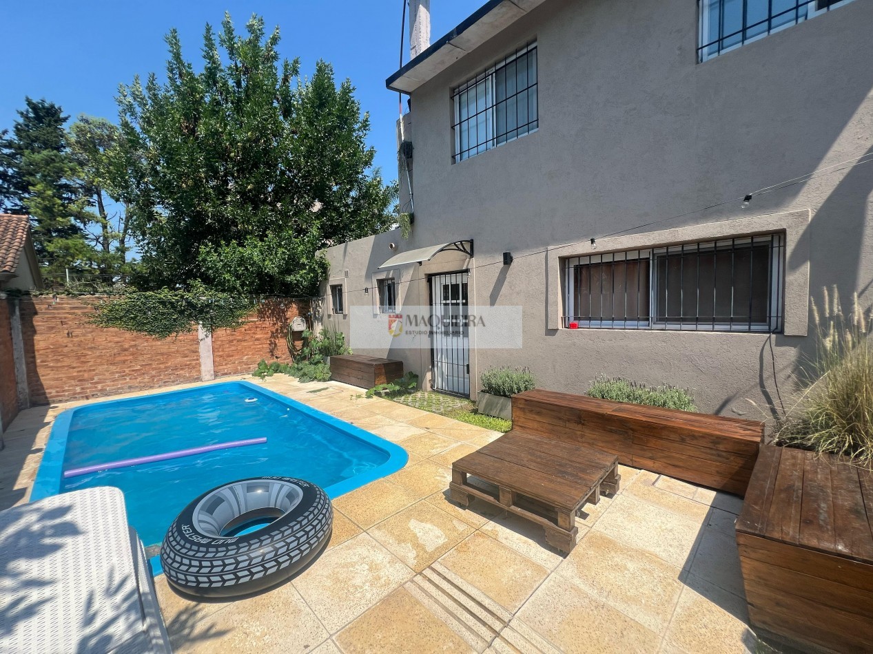 HERMOSA CASA EN VENTA EN PILAR-BARRIO ABIERTO LA ALBORADA DE 5 AMB CON PATIO -PARRILLA-PILETA Y COCHERA